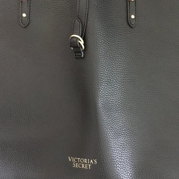 VS Large Faux Leather Tote with Mini Make-up Bag - Picture 3 of 6